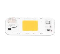 Acouto Chip LED COB da 20 W/30 W/50 Pannello Senza Saldatura Luce Calda Bianca Spettro Completo Basso Consumo Energetico Chip LED Comforta 220 V COB con Pannelli (Luce calda 50W)