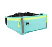 Acouto Cintura da Corsa Grande capacità MULTI Tasche Misura Regolabile Mini da Corsa Impermeabile con Foro per Auricolari Grigio una capacità di Utilizzare la Cintura MULTI Consentendo di Correre