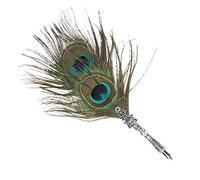 Acouto Classica Penna Stilografica a Vintage Calligrafia Penna a Immersione d'oca Decorazioni per la Casa Realizzata in Lega Unica a PiumaPenna d'ocaPenna a VintagePenna 'oca AnticaFeather Dip (8