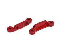 Acouto Codice Braccio Posteriore Codice Braccio RC in Lega di Zinco 2 Pezzi 37,5 Mm Set Posteriore Anteriore per SCY 16101 16102 16103 16201 1 16 Sostituzione Auto RC per Utenti Hobby (rosso)