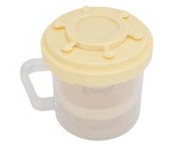 Acouto Colino per Yogurt Greco Filtrazione Efficiente Macchina per Yogurt Greco Multiuso con Silicone in Acciaio Beige a Maglia Fine e Colino per GrecoFiltro per GrecoYogurt (Giallo Crema)