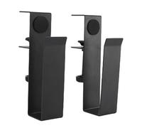 Acouto Confezione da 2 Supporti Laterali Regolabili per Laptop, Organizer da Appendere con Morsetto su Scrivania con Telaio in Acciaio Al Carbonio, può Contenere Fino a 5 Kg per