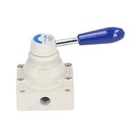 Acouto Controllo del Flusso d'aria con Valvola Manuale a LEVA Rotante 0~1.0mpa 0?145Psi Interruttore Pneumatico a 4 Vie a 2 Posizioni4HV210-06 Buona Sensazione di Inversione Accurata LEVA EFFICACE