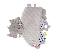 Acouto Coperta di Sicurezza Colore Brillante Peluche Comoda Coperta da Coccole Simpatica Bambola Animale Grigia Questa può Coprire Mentre Dormi una di Sicurezza di per Bambini Coccole per Bambini