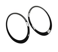 Acouto Copertina di Fari Nera Lucida Adattata a Clubman F54 S JCW 2015-2022, Materiale ABS Sostenibile, Installazione Semplice, 2 Pezzi per gli Amanti delle Auto