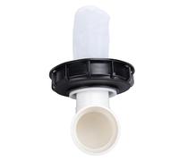 Acouto Copertura a Botte di Tonnellata IBC 165mm Coperchio di Pioggia Riutilizzabile con Sacchetto da Filtro Premium per Filtrazione del Serbatoio di Stoccaggio dell'Acqua da Giardino (90 Gradi)