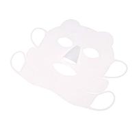 Acouto Copertura Facciale in Silicone di Alto Grado per Assorbimento Sierico, Design per L'abbandono per L'adattamento Sicuro, Adatto a Tutti i di Pelle, Bianco