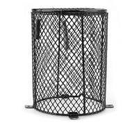 Acouto Copertura per Lampada Riscaldante per Rettili, Protezione Antiscottatura in Materiale di Ferro per Lampadine Fino a 6 Pollici, Adatta per Serpenti, Lucertole, Tartarughe (Cerchio)