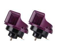 Acouto Coppia 410/510HZ Lumache a Passo Alto e Basso Sirena a Doppio Tono Suono Forte 120 DB per Auto 12 V Moto ATV UTV Guida Alla Guida Migliora il Design Alto-basso Eccellente Doppia Sicurezza