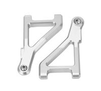 Acouto Coppia RC Front Upper Swing ARM ALUMINUM APPOGLIA APPROGNO DI APPOGLIO DELLA SPEGGIAMENTO PER /10 UD1002 UD1002SE DESERTERE OFF OFF ROAD SHORT TRUCK SILVER PER UD1002 UDIRC PER e Prevedere la