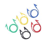 Acouto Crip con Morsetto di Coccodrillo Ad Alta tensione. Test Flei con Cavo a Doppia estremità 5 Mm 5 Pcs