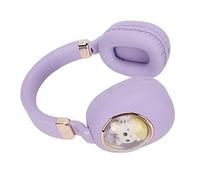 Acouto Cuffia da Gioco Cuffia Stereo Wireless Cablata Simpatico Cartone Animato con Luce LED per Giochi Film Musica Bianco 5 1 Connessione Attraverso per Può Stabile (#5)