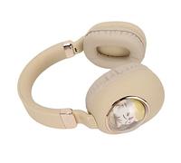 Acouto Cuffia da Gioco Cuffia Stereo Wireless Cablata Simpatico Cartone Animato con Luce LED per Giochi Film Musica Bianco 5 1 Connessione Attraverso per Può Stabile (#6)