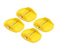 Acouto Cuscinetti Stabilizzatori per Gambe per da 4 Pezzi Impediscono l'affondamento Aiuta a Stabilizzare i Piedi del Veicolo da Campeggio per Dire Che Affonda un Cuscinetti per Gambe per di