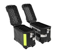 Acouto Custodia Laterale Motociclistica in Lega di Alluminio 28L con Serratura Shock Shock Laterale Scatola per Sale Sella per Elmetto Bagagli Laterale Motociclistico Casemotorcycle Latera