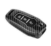 Acouto Custodia Pieghevole per Chiave Remota con 3 Pulsanti in Fibra di Carbonio Nera, Adatta per la Produzione, Ha un Aspetto Squisito, Chiaro, Stile Classico, Liscio Ed Elegante, generoso.