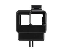 Acouto Custodia Vlog per Hero 5 6 7 Nera, Gabbia Fotocamera in Plastica ABS con Supporto per Slitta Fredda per Microfono Flash GPS, Montaggio Leggero e Resistente Sulla Cintura