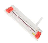 Acouto Cutter 4 In Rotolamento Portatile per Foto Portatile Punteggiata Dritta di Piega Wavy Calibro Cutter 4 In Taglierina Taglialette Taglialettestre (WHITE)