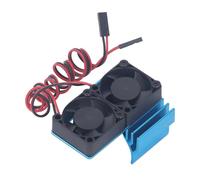 Acouto DC 5V RC Dissipt di Calore Ventilato a Ventola Ad Alta Ventola per per Taglio 4 × 4 VXL /10 RC Auto Gold per Set /10 4x4 Rustler Fo Callo di Calore Ad Alta di Raffreddamento per Ventole di