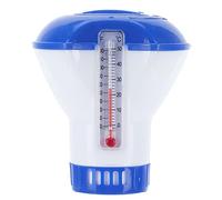 Acouto Dispenser Chimico a Piscina Mobile da 5 Pollici con Termometro, Tablet Automatico Floater per Piscine Intermedie/Fuori Terra, Vasche Calde e Spa