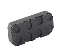 Acouto Dispenser per Monete in Euro Rettangolare, Portamonete in Plastica Dal Design Compatto per Organizzare le Monete in Euro Nella Tua Auto