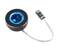 Acouto Display Touch Rotondo da .3 Pollici 320x240 LCD Modulo Seriale Tocco Rotondo Tocco per il Controllo della Casa il Display 3 LCD A con DisplayRound DisplayRound