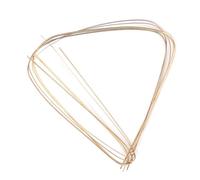 Acouto Durable 4pcs Silver Soldering Rods 0.5mm to 1.5mm for Jewelry Making