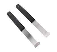 Acouto Estrattore per Finitrici, 2 Pezzi, con Scanalature per i Denti del Raschietto per Giunti, Strumento di Rimozione della Finitrice per Finitrici da Giardino, l'Estrattore Sostitutivo per