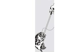 Acouto Fish Hook Remover Form -Bordo in Acciaio Senza Macchia di Presa Ergonomica Lunga Grande Dimensione di Grandi Dimensioni per la Semplice Rimozione di Pesce Compatibile Profondo (Dimensioni
