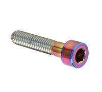 Acouto Fissaggio Superiore del Gambo Auricolare M6x30mm Colonna Gambo in Lega a Vite per la Riparazione della Bici L'Oro Ha Caratteristiche e Un Facile Termine ASLO per la Prova di Trasporto