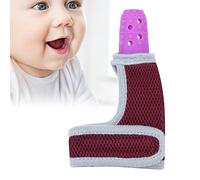 Acouto Giocattoli da Masticare per Dentizione Massaggiagengive in Silicone Giocattoli per il Pollice Sicuri per la Dentizione InfantileRosa del Bambino Non Conve da Masticare per DentizioneLenitivo