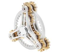 Acouto Giocattolo con Ingranaggio per Punta delle 4 Marce Decompressione Dito in Metallo Giocattolo con Ingranaggio in Ottone per Alleviare lo STRESS Autismo da Deficit ADHD Altri Problemi Che (#2)