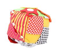 Acouto Giocattolo Didattico per Bambini in Tessuto Multifunzionale a Blocchi Cubici con Cerniera, Bottone, Fibbia, Lacci del Bambino Legato Alla Lattina Promuovi la Corda e Attraverso il Giocattolo