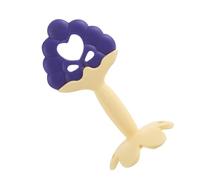 Acouto Giocattolo per Massaggiagengive per Bambini a Forma di Frutta in Silicone per Lenire le Gengive dei Neonati Giocattolo per Massaggiagengive Lavabile per Neonati Fragola Lenitiva per Quel (Uva)