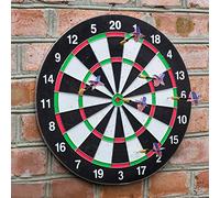 Acouto Gioco di Freccette Floccato su Due Lati, Set di Freccette, per KTV, Intrattenimento per il Tempo Libero, per Giochi Semplici e Buoni per Adolescenti, con Scelta di Operazioni su Due Lati,