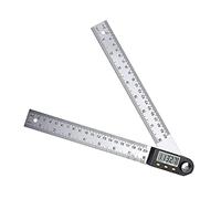 Acouto Goniometro Digitale per Cercatore Angolare 200 Mm Display Digitale Multifunzionale per Cercatore Angolare Righello per la Lavorazione del Legno Costruzione e Funzioni di Misurazione e Angolo