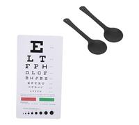 Acouto Grafico Oculare Fronte-Retro, Test della Visione dei Colori, 2 Occlusori Oculari Inclusi, Esame Optometrico a Distanza di 6 Pollici, Ideale per Optometristi, Studenti di
