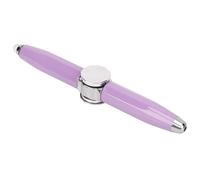 Acouto Gyroscopio della Penna Scrittura Portatile Stress a Sollievo a Sfera Penna con Luce a LED per Studenti a Sfera Gialla Chiara Ruota Pen Estese B Penfinger Ballpoint Pennib Ruota (PURPLE)