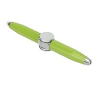 Acouto Gyroscopio della Penna Scrittura Portatile Stress a Sollievo a Sfera Penna con Luce a LED per Studenti a Sfera Gialla Chiara Ruota Pen Estese B Penfinger Ballpoint Pennib Ruota (GREEN)