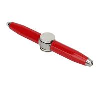 Acouto Gyroscopio della Penna Scrittura Portatile Stress a Sollievo a Sfera Penna con Luce a LED per Studenti a Sfera Gialla Chiara Ruota Pen Estese B Penfinger Ballpoint Pennib Ruota (rosso)