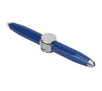 Acouto Gyroscopio della Penna Scrittura Portatile Stress a Sollievo a Sfera Penna con Luce a LED per Studenti a Sfera Gialla Chiara Ruota Pen Estese B Penfinger Ballpoint Pennib Ruota (BLUE)