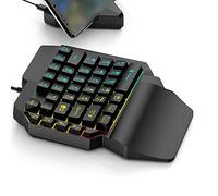 Acouto Hand Keyboard Stretta Illuminazione per il Computer PUBG 39 PUBG con una Gestione Rapida 'interfaccia USB per gli Amanti del Gioco