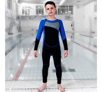 Acouto HISEA Neoprene One Piece Maniche Lunghe Muta da Sub per Ragazzo per Bambini Mantieni Caldo per lo Snorkeling Surf M125 Corda Comoda e Cerniera Posteriore Facile Presa (M125 taglia 10)