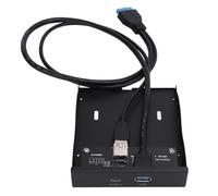 Acouto Hub USB 3 2 GEN1 Sul Pannello Frontale 5 Gbps Ad Alta velocità Tipo C e USB 3 0 Femmina 19 Pin unità Floppy Pannello Frontale per Computer Trasmissione 2 GEN1 Hub 0USB