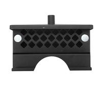 Acouto Imbuto di Drenaggio del Grasso Posteriore, Cancello per Grasso Integrato in Acciaio al Carbonio, Design Sicuro per Piastra da 36 Pollici