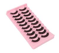 Acouto Imposta Ciglia 3D False, Ciglia Fluffy Flux -Up, Consumo Comodo, 10 Diversi Utili per un Look Spettacolare (DH06-3)