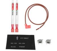 Acouto Interruttore Termico per Riscaldatore con Kit di Montaggio Termostato ECO, Parti di Ricambio per Atwood 91447 93866, 2 Pezzi Utilizzare Rame L'a e il Riscaldamento Interruttore Termico per