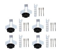 Acouto Kit Affiliatore di Catene, File di Pietra per Macinazione della Bara, Accessori per Gli Strumenti di Perforazione Dell'alimentazione Manuale, con Attacco Angolo 5pc, Chiave da 5