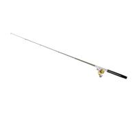 Acouto Kit Combinato Mulinello da Pesca Set Mini Penna Tascabile Portatile Telescopica Canna da Pesca Canna da + Mulinello Accessori da in Lega di Alluminio Attrezzatura Scomoda Lunghezza Intera