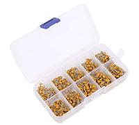 Acouto Kit Condensatore Ceramico 500pcs Assortimento Multistrato 0,1UF-10UF Componenti Elettronici Ad Alta Precisione per Progetti Fai-te